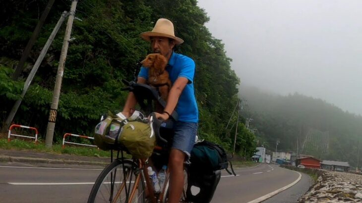 ダックスフンドと北海道自転車キャンプ旅行 part8  over 200miles bike-camp touring with my dachshund part8