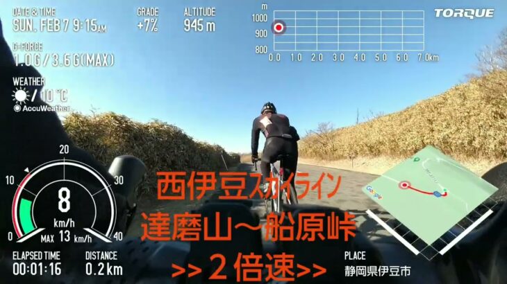 ﾛｰﾄﾞﾊﾞｲｸ 西伊豆ｽｶｲﾗｲﾝ～仁科峠～宇久須～大瀬崎  西伊豆自転車旅  20210207