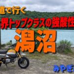 みやぎバイク旅、世界有数の強酸性カルデラ湖潟沼へ山道で行くモンキー125快適ツーリング。