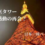【日本一周バイク旅#4】 夜の東京タワー、友達と公園飲み【東京 八王子〜千葉 舞浜】