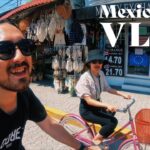 【海外VLOG メキシコ#8】美しいトゥルムの街を自転車観光｜ビーチ&トゥルム遺跡めぐり【世界一周】