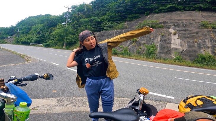 雨の日に尾道市から出雲大社に自転車で向かう。｜日本一周 #100