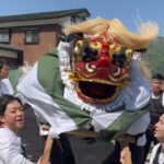 自転車で日本一周旅！12年に1度の卯年大祭に参加！大神楽で厄払い！ 16日目