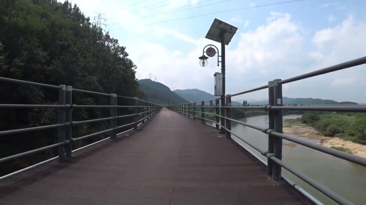 【2023/08韓国自転車旅　3日目】いつもの良景だと思って撮るも、バッテリー切れでカメラ停止、残念！