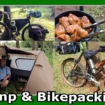 夏休み自転車キャンプで揚げ物フェス！台風予報からキャンプ場はガラガラ。オートキャンプユニオン／キャンプ仕様自転車で突入します。