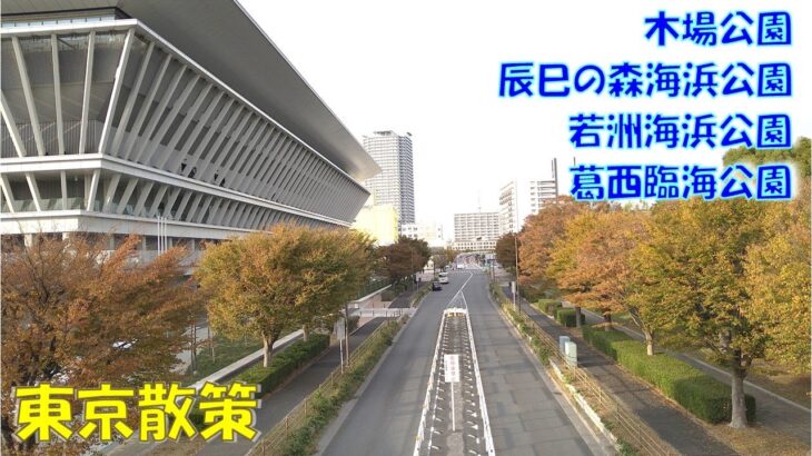 【自転車散策】秋めく景色　公園と海浜の旅　東京の公園と景色を巡る