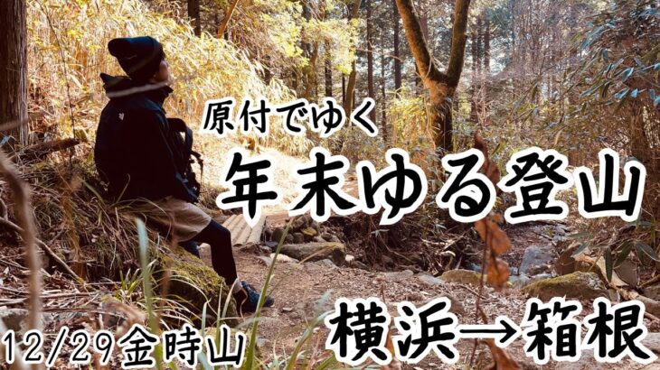 【原付1000円旅】年末の社会人、低予算で箱根の山を登る　#12 ｜金時山