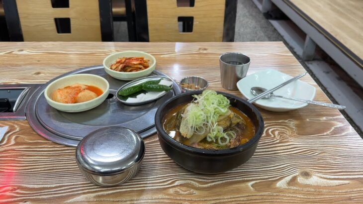 【韓国自転車の旅】 釜山広域市② 朝食 (해장국)  南浦洞 〜 チャガルチ