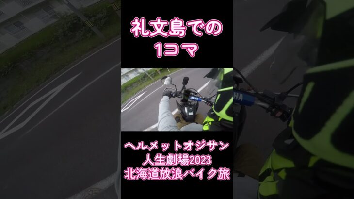 礼文島での1コマ『北海道放浪バイク旅2023』 #概要欄もチェック#日本一周 #北海道