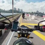 バイク旅| マレーシアからシンガポールへ | 国境超え| Triumph Scrambler 400x | DJI Action 4