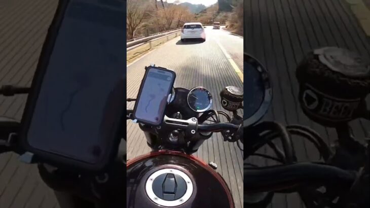 お天気が良ければ少し寒くてもバイクは気持ちイイ！行きも帰りも同じクネクネ峠道を走るけど全く景色は違います！Misty金太郎ショート管マフラーLサイレンサー70φExhaust sound！